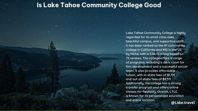 Is Lake Tahoe Community College Good