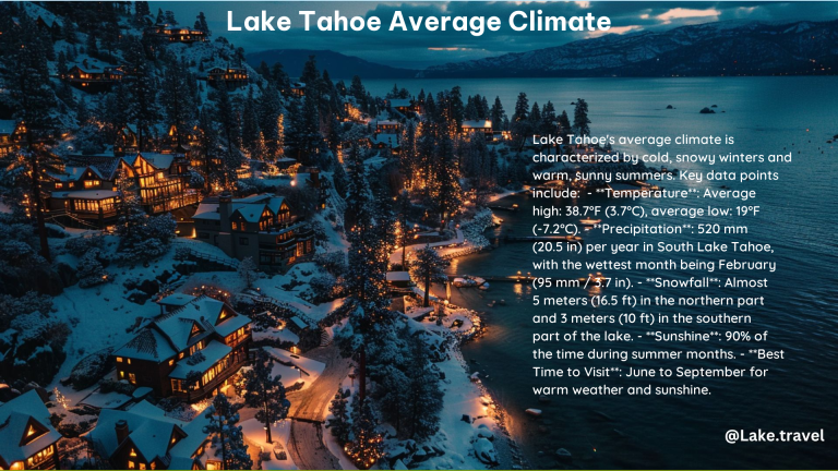 Lake Tahoe Average Climate