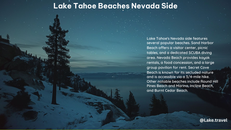 Lake Tahoe Beaches Nevada Side