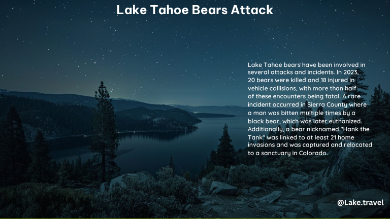 Lake Tahoe Bears Attack