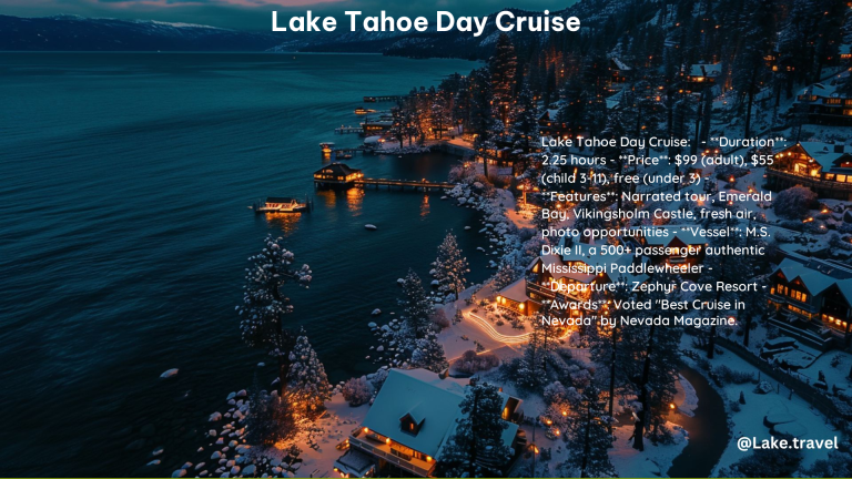 Lake Tahoe Day Cruise