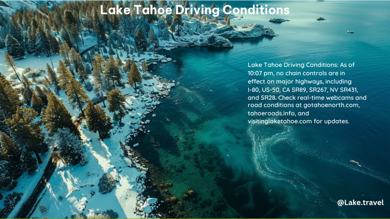 Lake Tahoe Driving Conditions