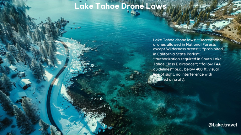 Lake Tahoe Drone Laws