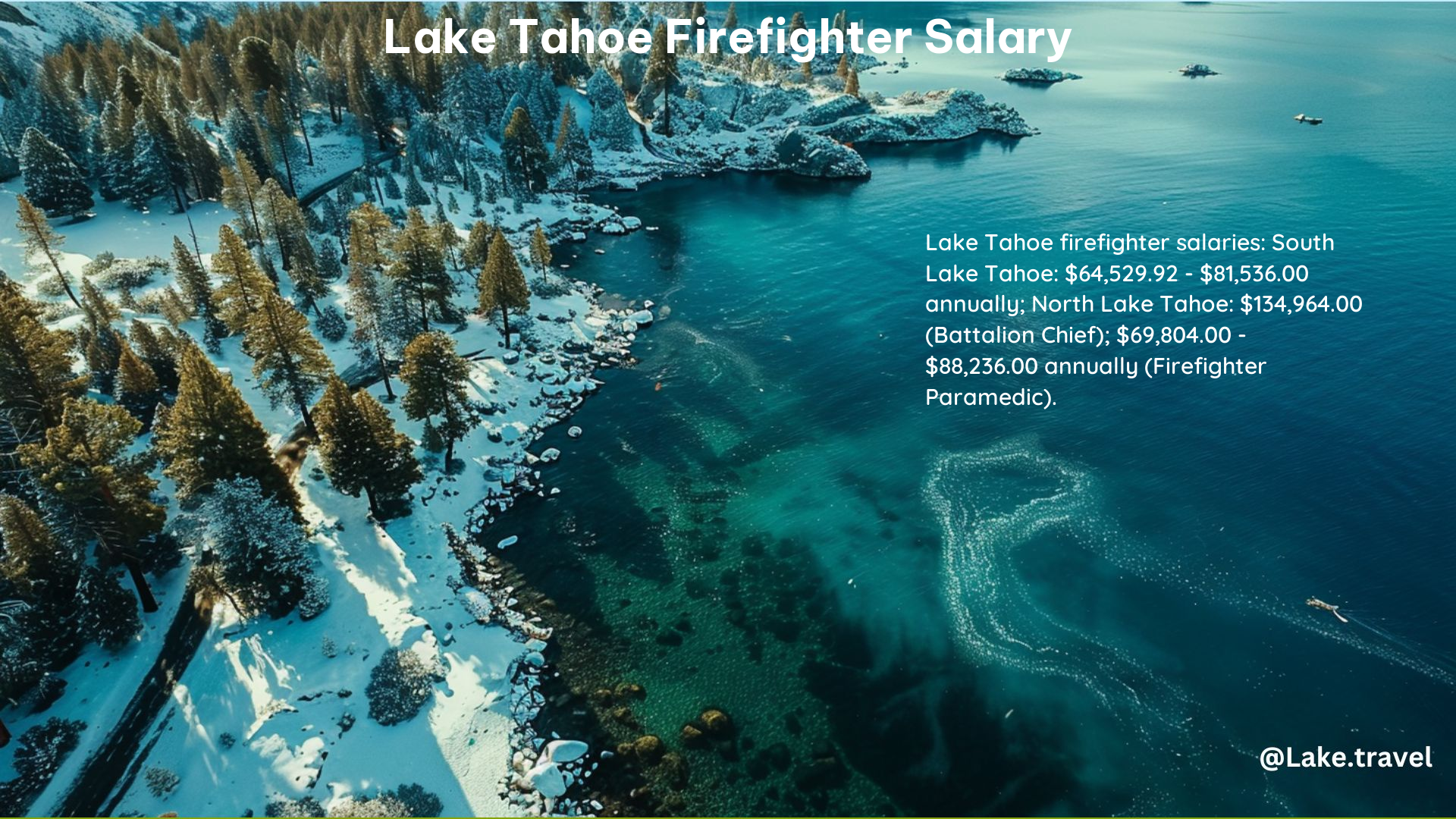 Lake Tahoe Firefighter Salary