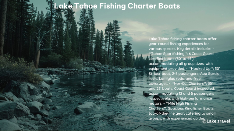 Lake Tahoe Fishing Charter Boats