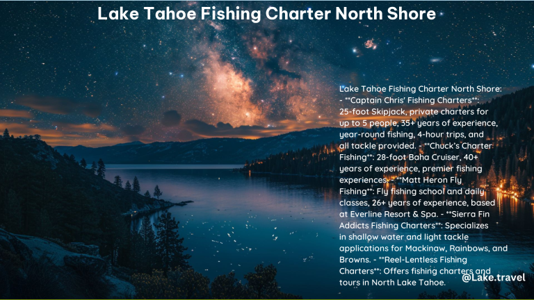 Lake Tahoe Fishing Charter North Shore