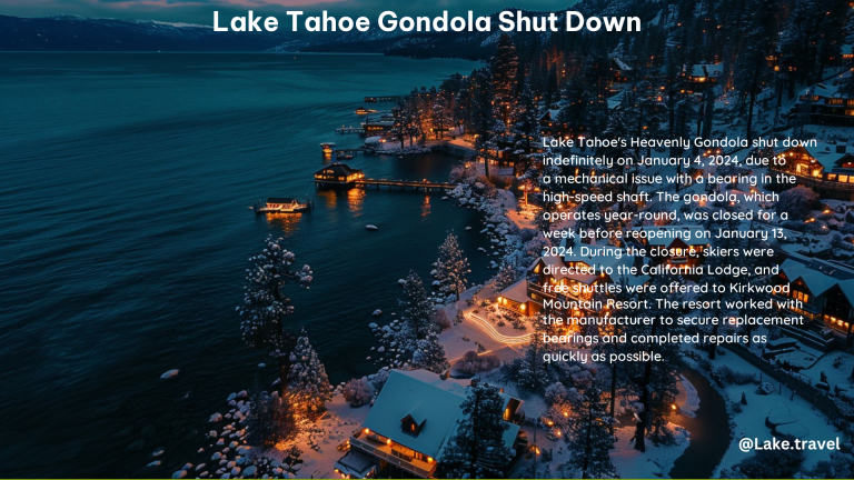 Lake Tahoe Gondola Shut Down