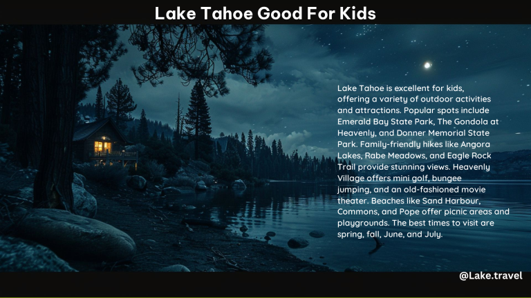 Lake Tahoe Good for Kids