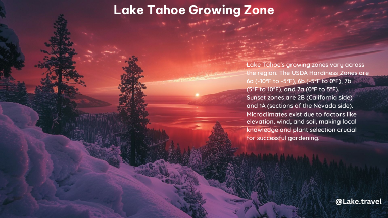 Lake Tahoe Growing Zone