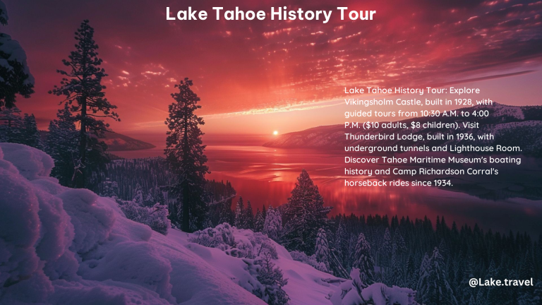 Lake Tahoe History Tour