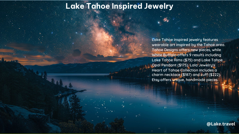 Lake Tahoe Inspired Jewelry