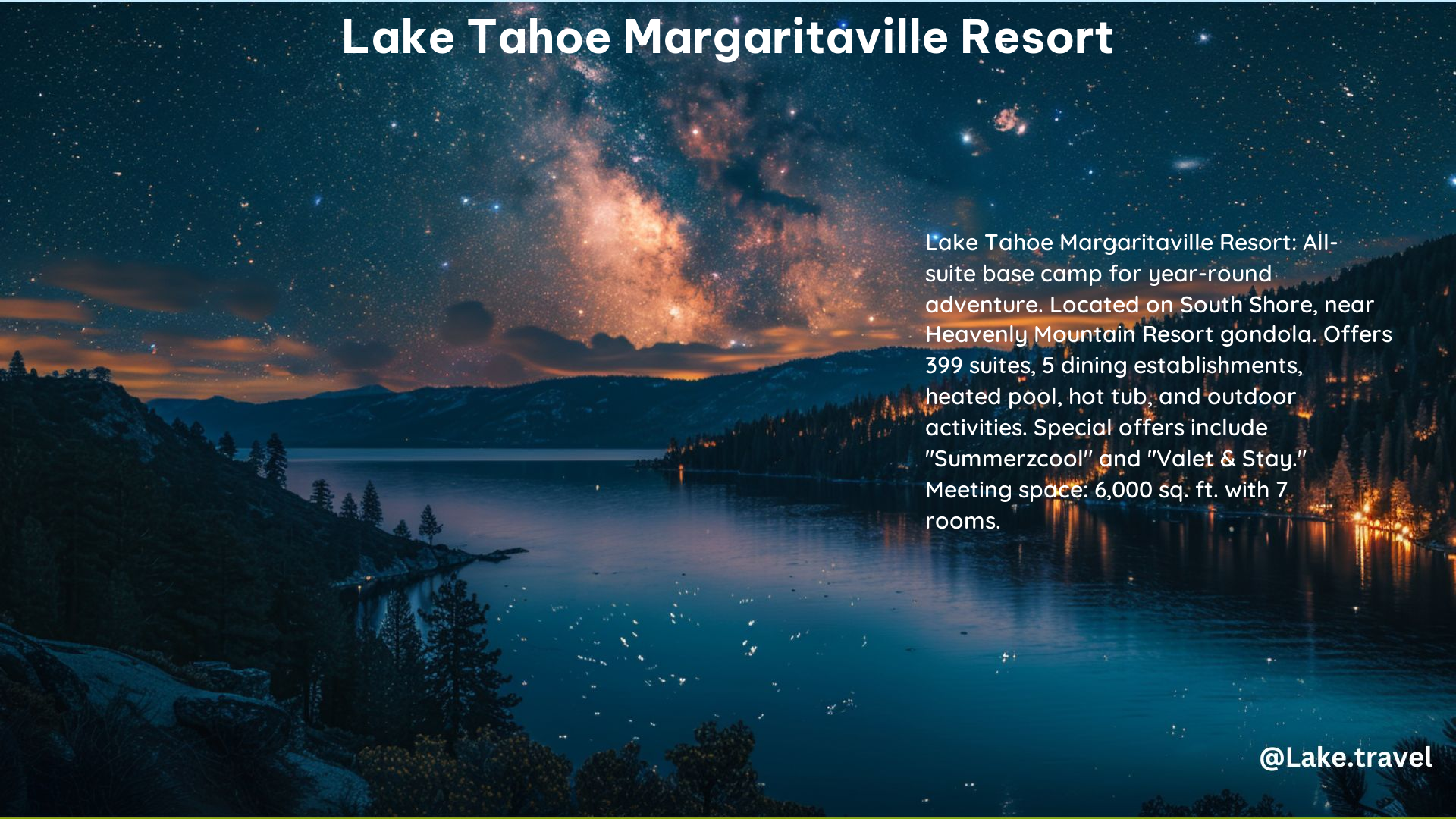 Lake Tahoe Margaritaville Resort