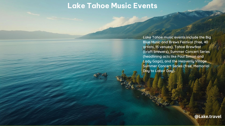 Lake Tahoe Music Events