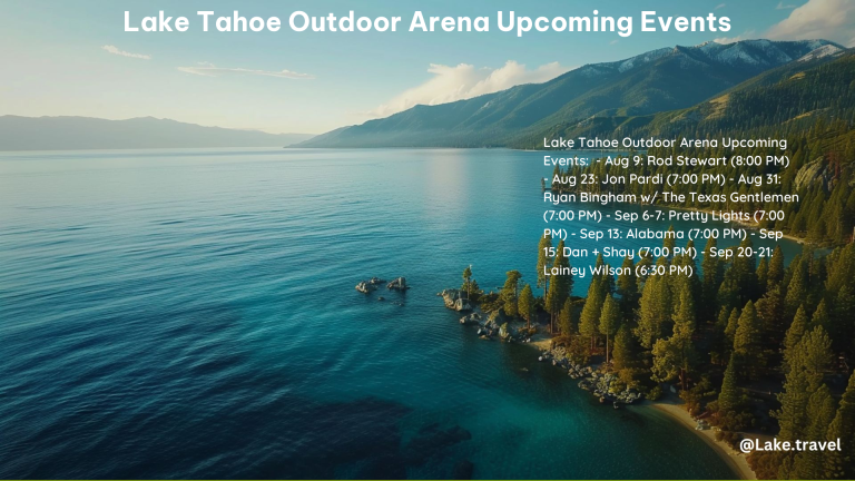 Lake Tahoe Outdoor Arena Upcoming Events