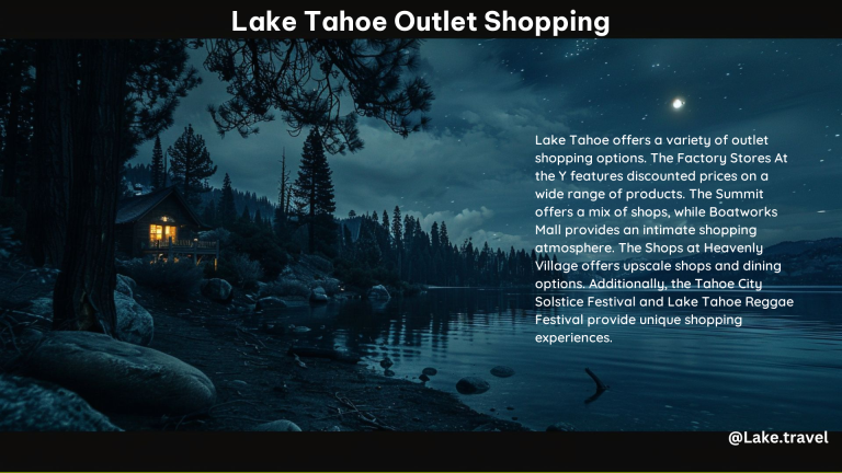 Lake Tahoe Outlet Shopping