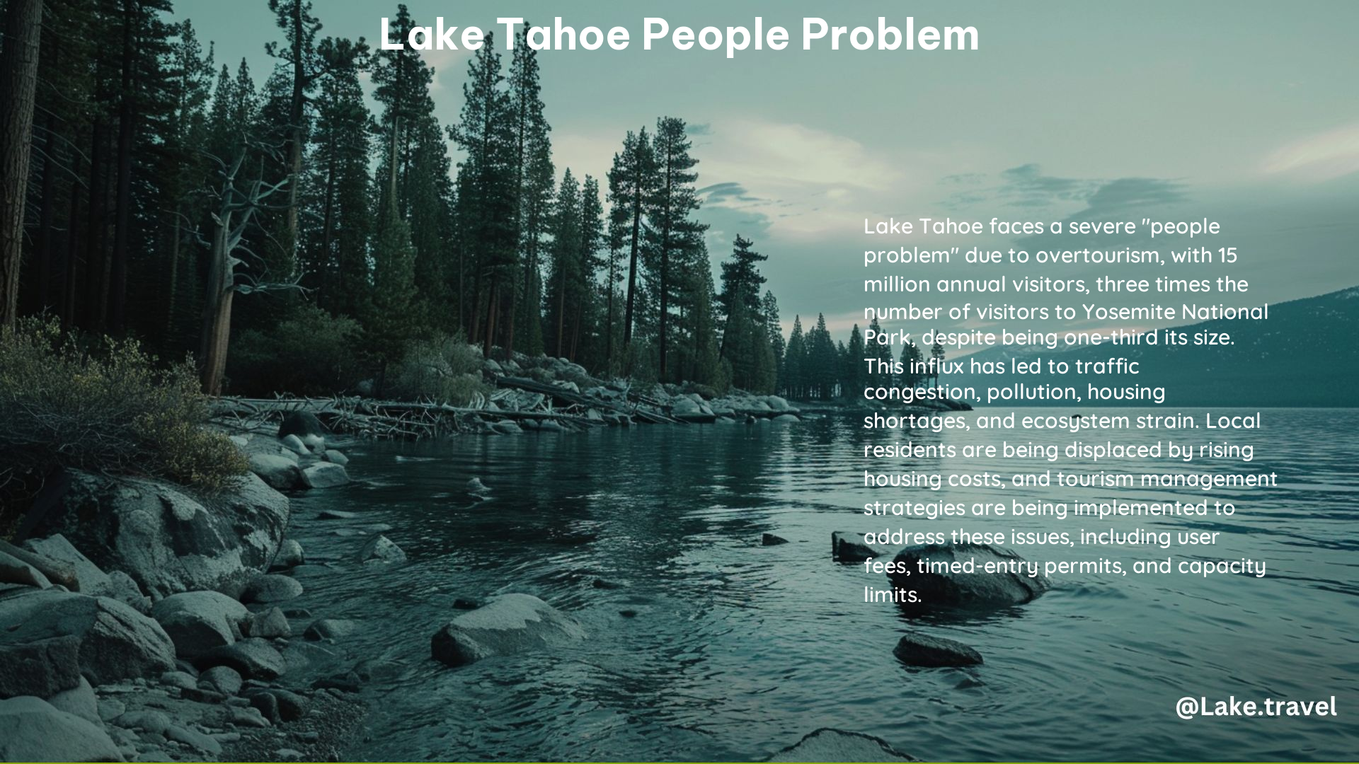 Lake Tahoe People Problem