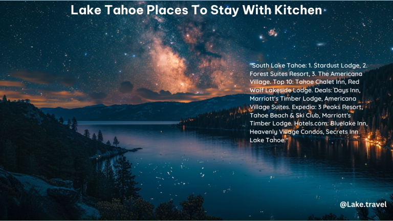 Lake Tahoe Places to Stay With Kitchen