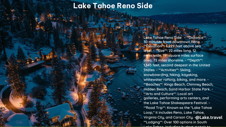 Lake Tahoe Reno Side