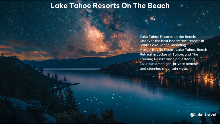 Lake Tahoe Resorts on the Beach