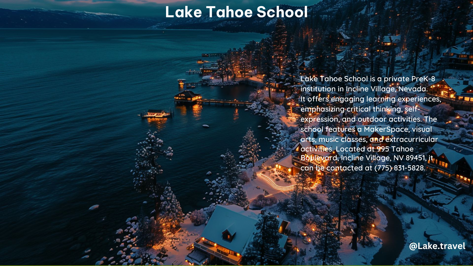 Lake Tahoe School