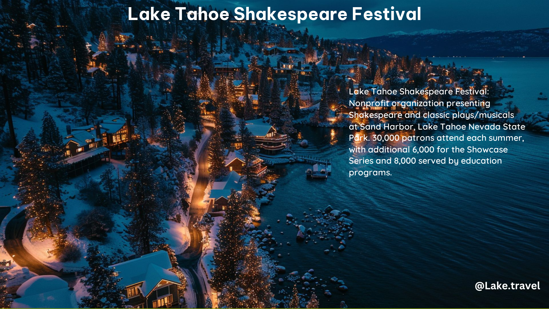 Lake Tahoe Shakespeare Festival