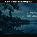 Lake Tahoe Snow Depths