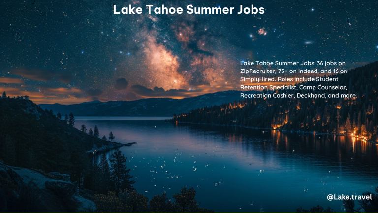 Lake Tahoe Summer Jobs