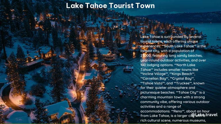 Lake Tahoe Tourist Town