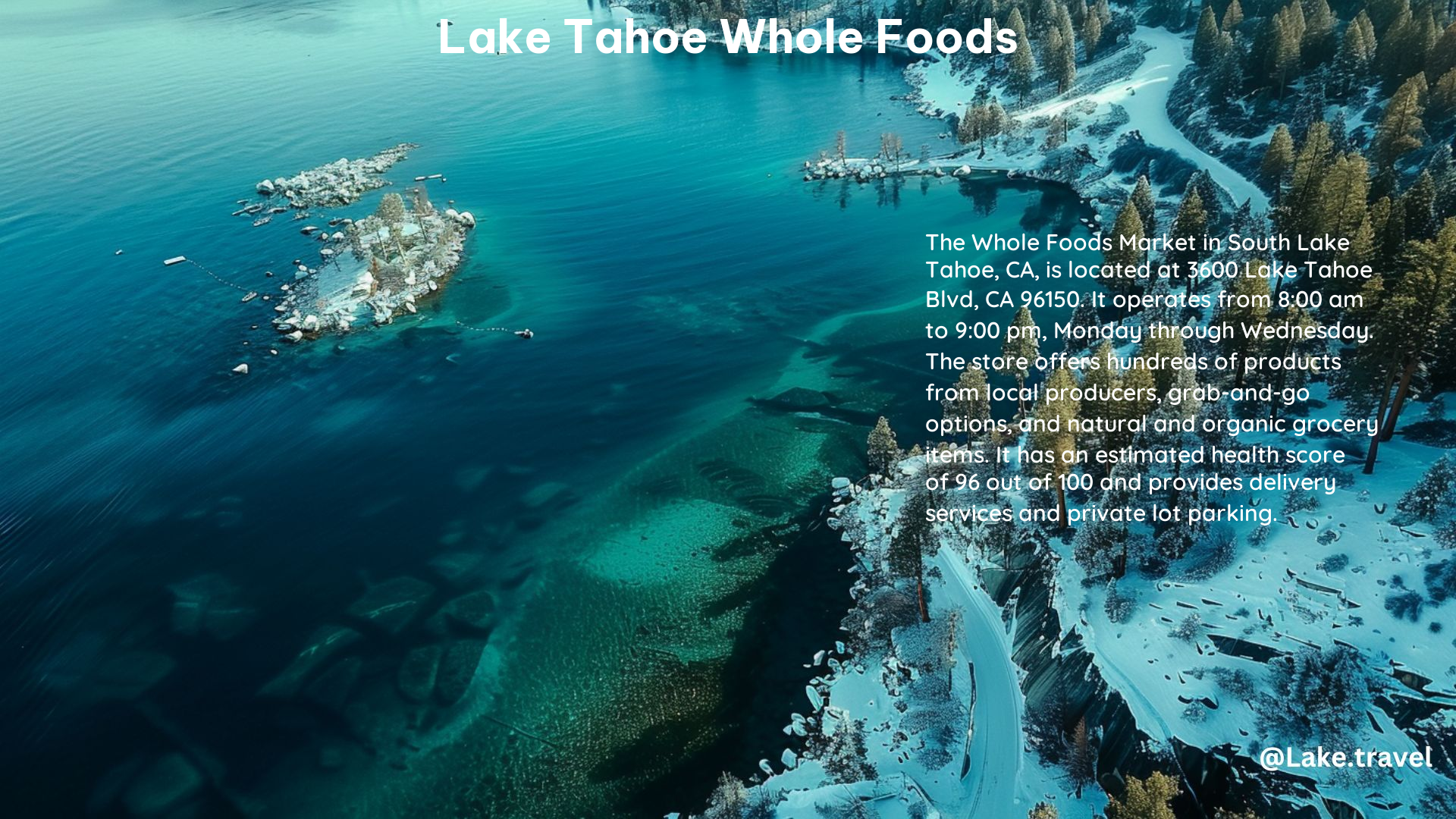 Lake Tahoe Whole Foods