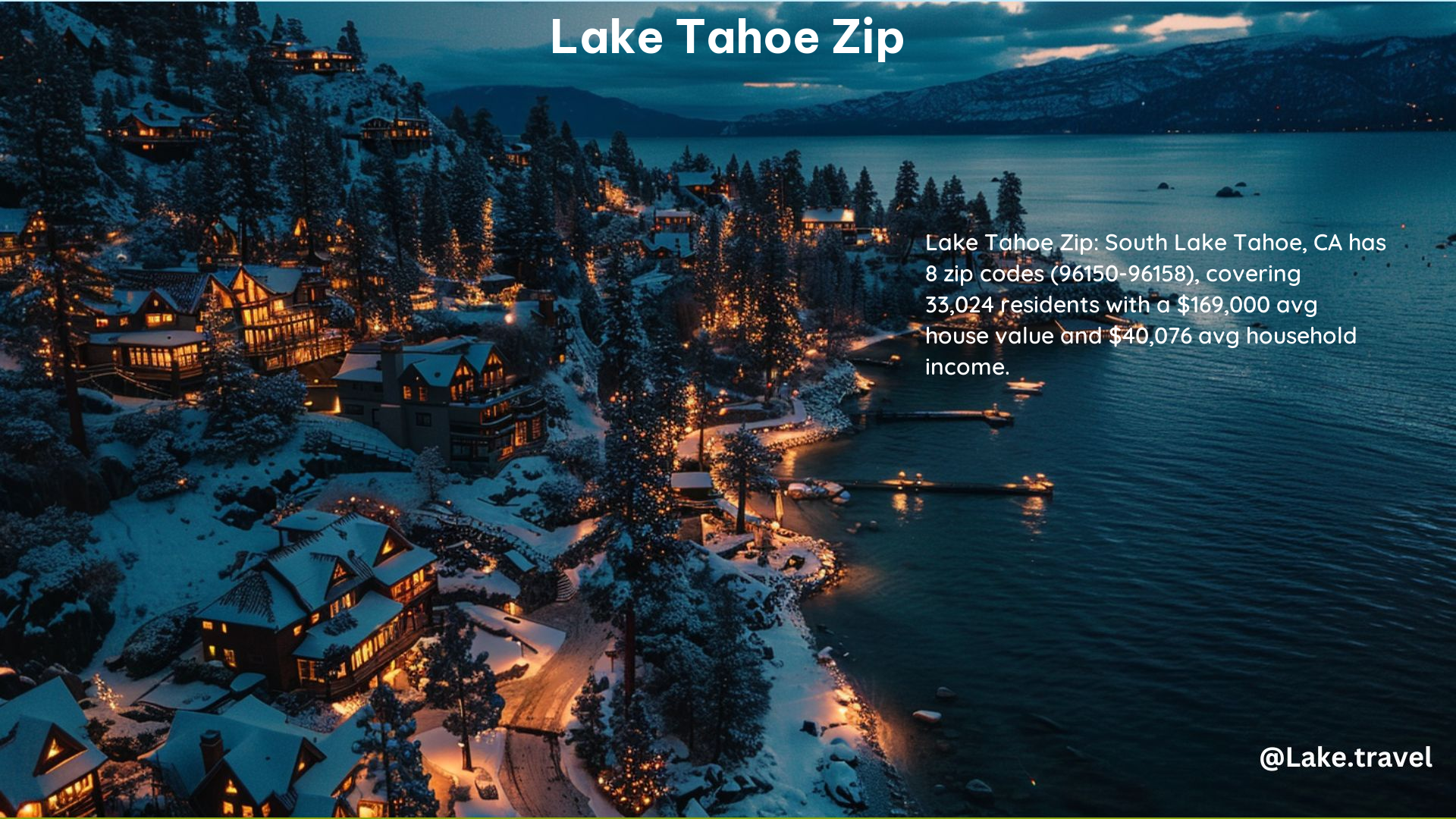 Lake Tahoe Zip