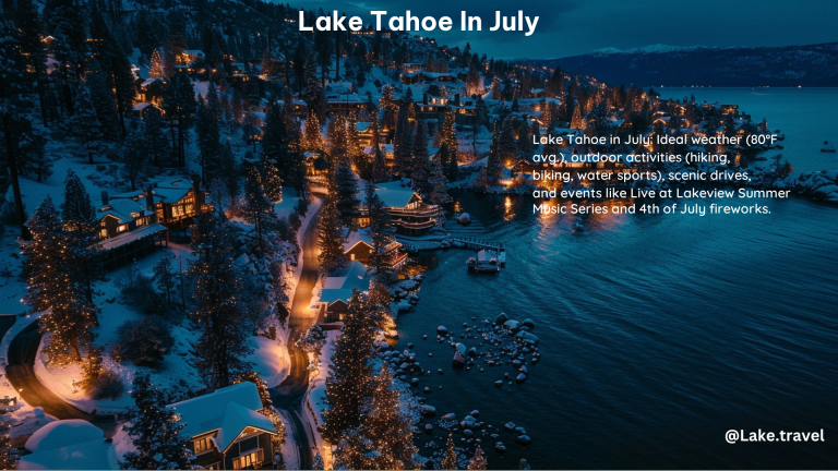 Lake Tahoe in July