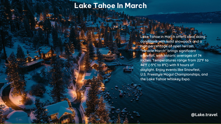 Lake Tahoe in March