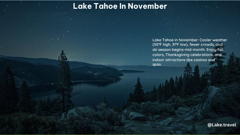 Lake Tahoe in November