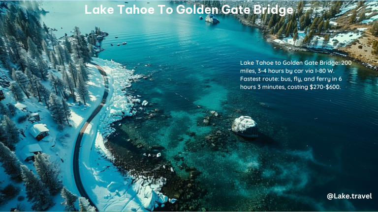 Lake Tahoe to Golden Gate Bridge