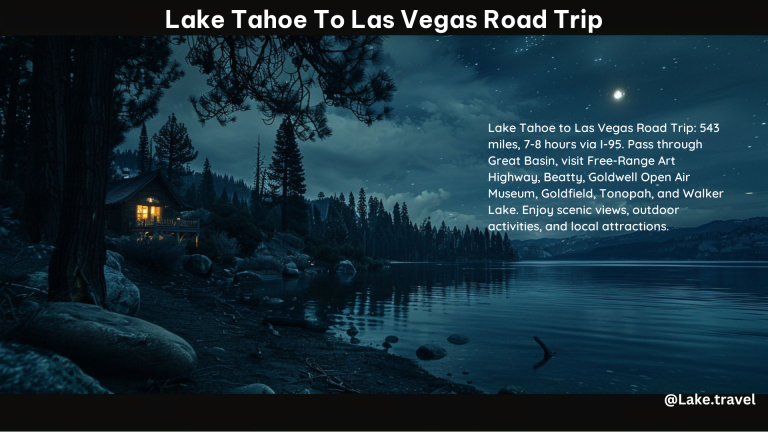 Lake Tahoe to Las Vegas Road Trip