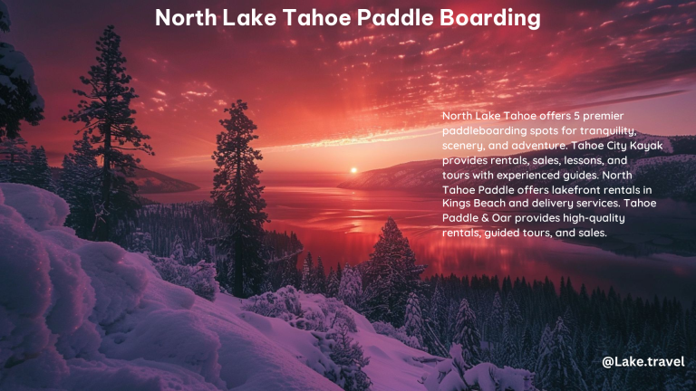 North Lake Tahoe Paddle Boarding