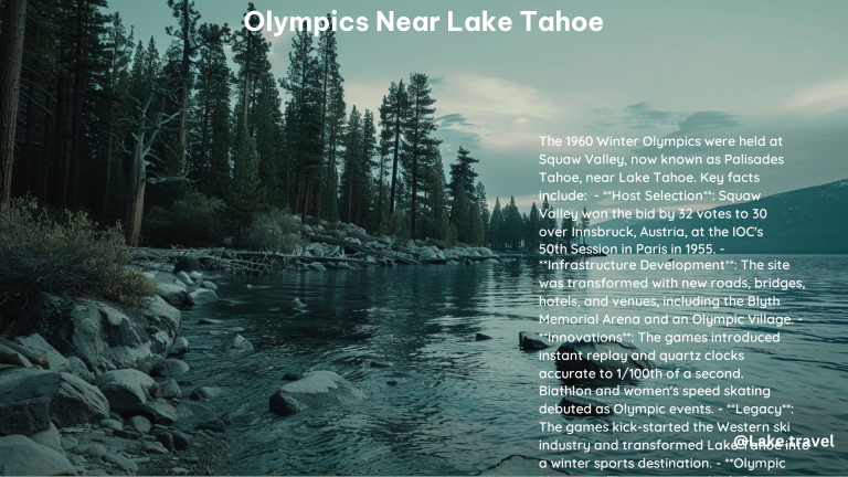 Olympics Near Lake Tahoe