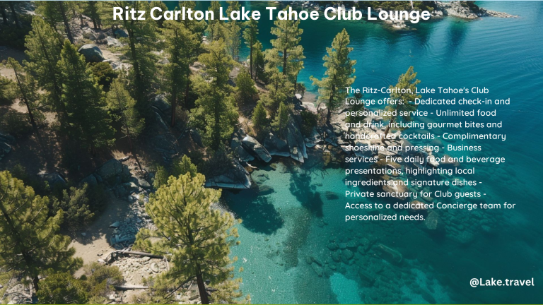 Ritz Carlton Lake Tahoe Club Lounge