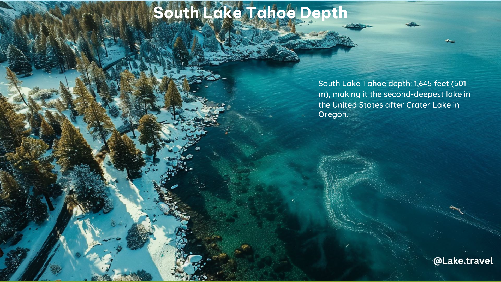 South Lake Tahoe Depth