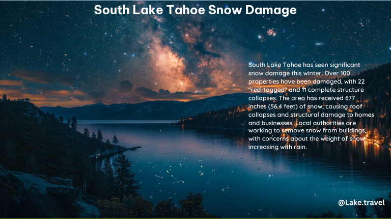 South Lake Tahoe Snow Damage