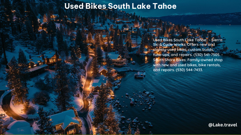 Used Bikes South Lake Tahoe