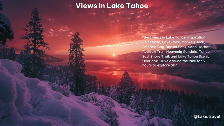 Views in Lake Tahoe