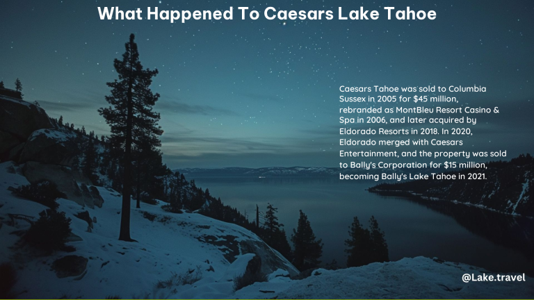 What Happened to Caesars Lake Tahoe