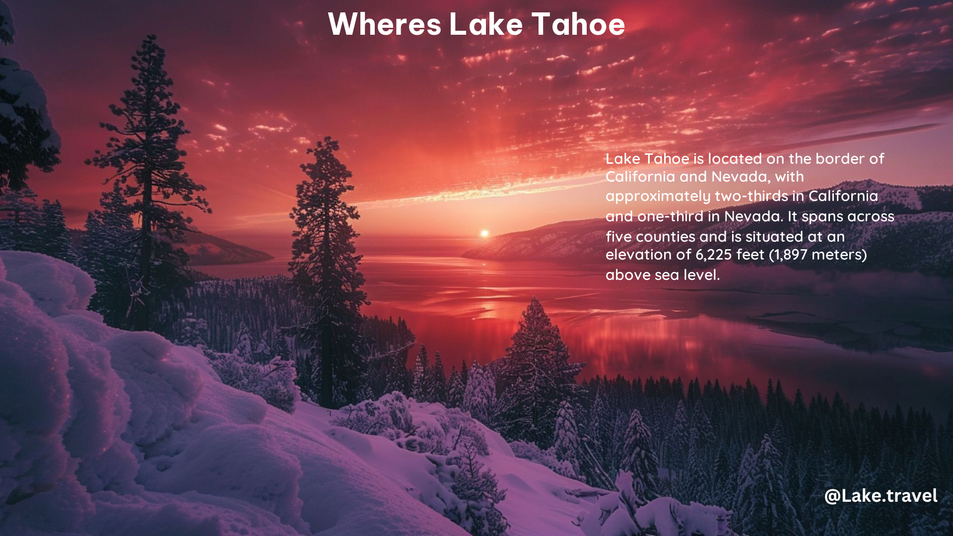 Wheres Lake Tahoe