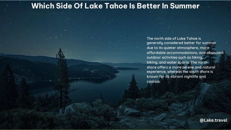 Which Side of Lake Tahoe Is Better in Summer