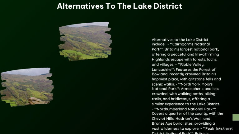 Alternatives to the Lake District