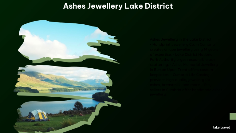 Ashes Jewellery Lake District