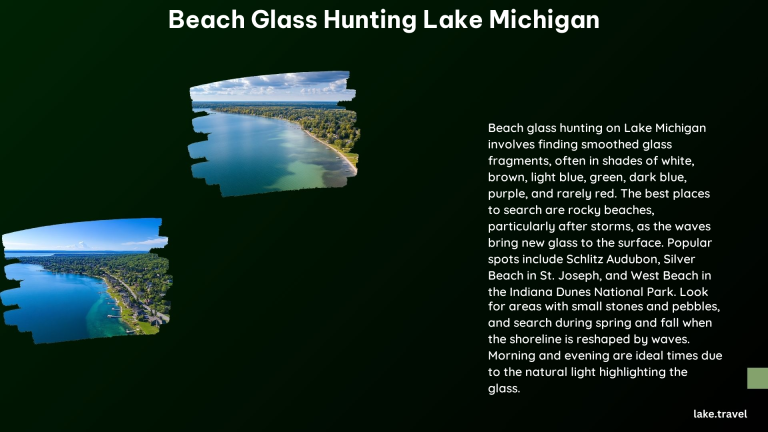 Beach Glass Hunting Lake Michigan