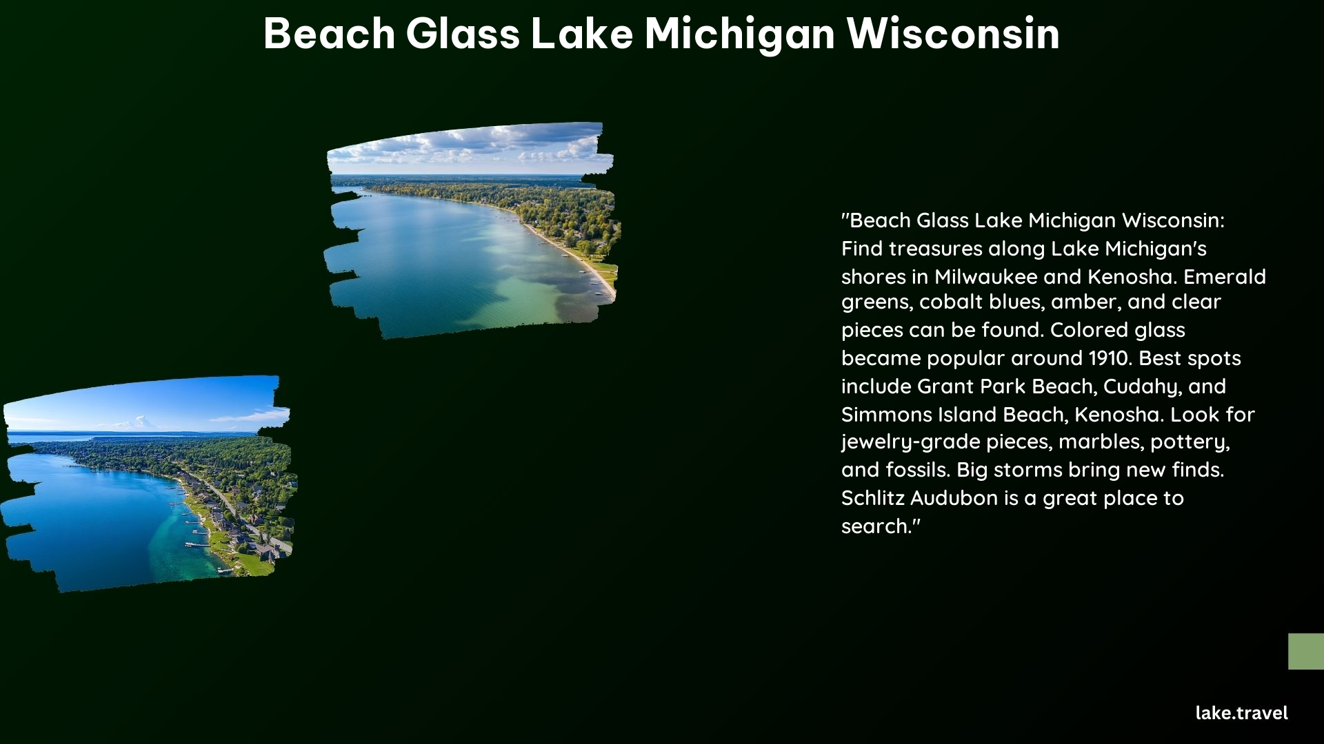 Beach Glass Lake Michigan Wisconsin