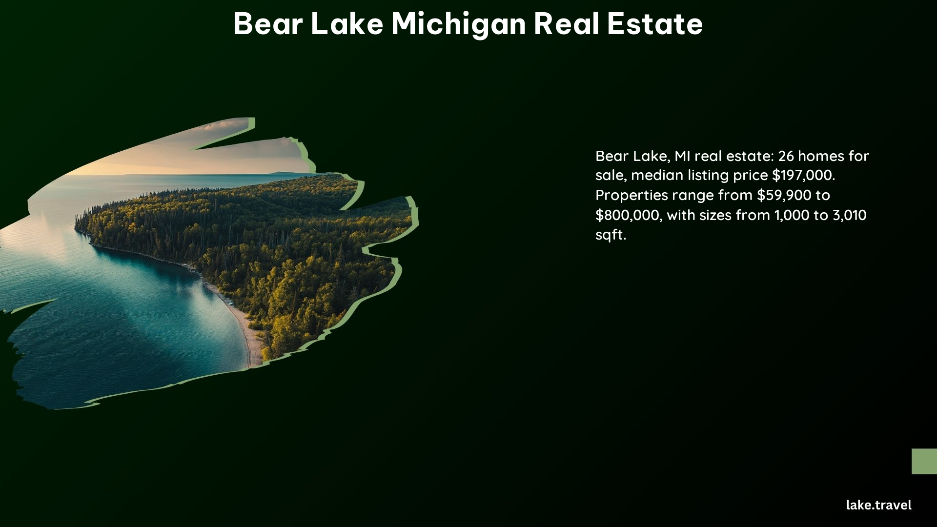 Bear Lake Michigan Real Estate